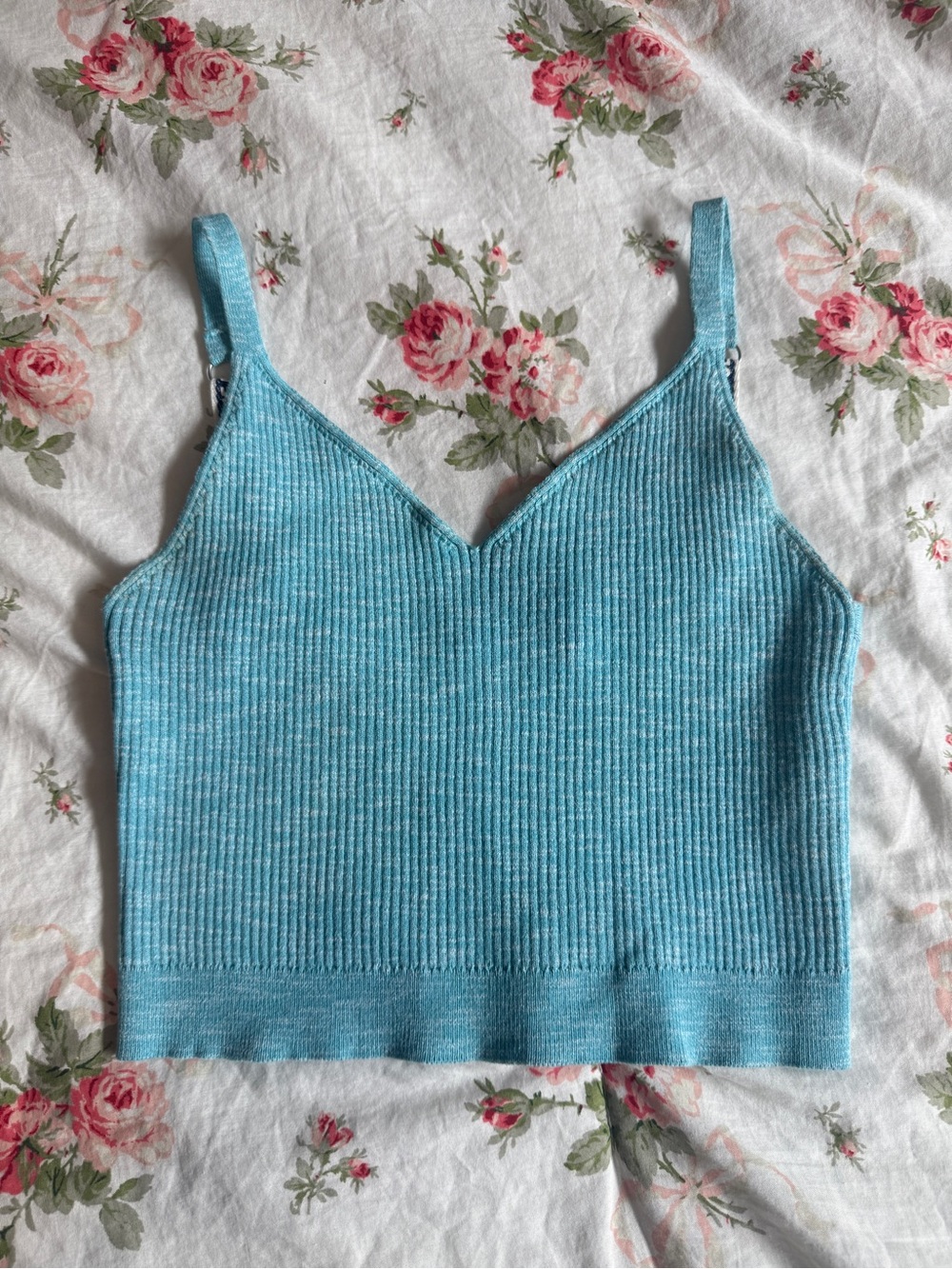 Tommy Jeans Ribbed Cropped Top – XS